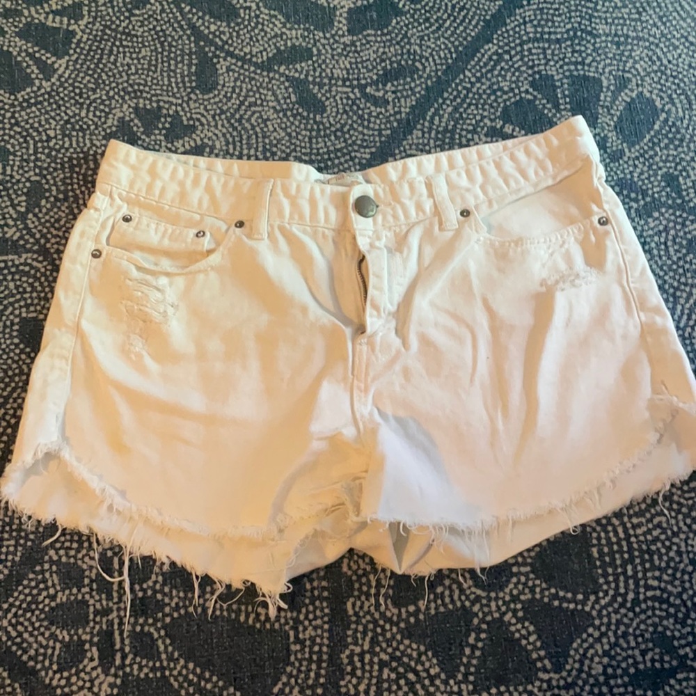 FP White denim shirts